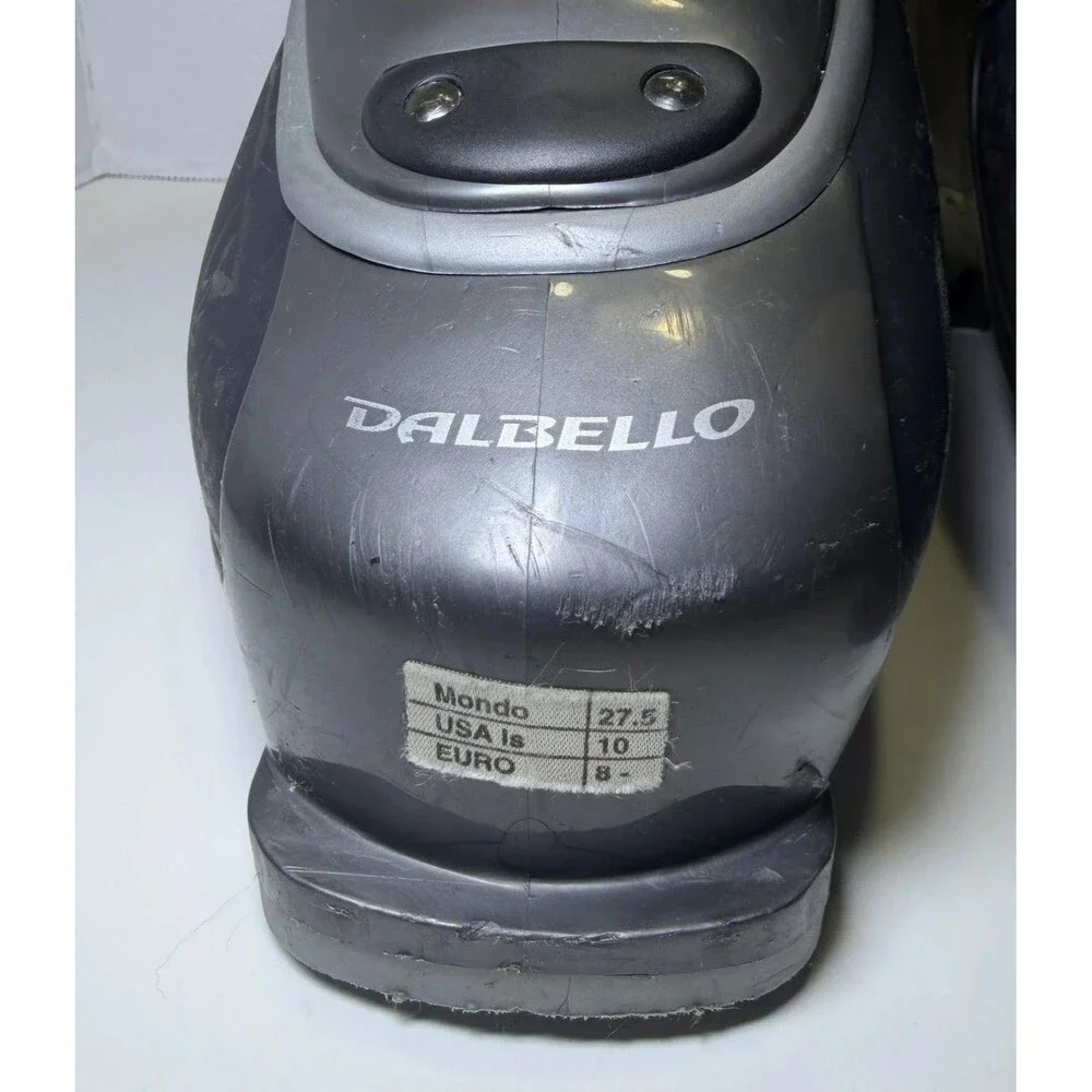 Dalbello Vario Vision 3 Ski Boots Men’s 10 Mondo 27.5 Flex 5-6 Black Gray